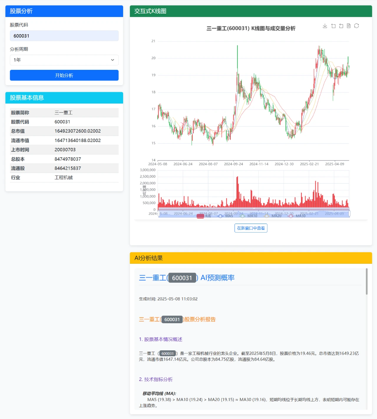 AI看线(AI-Kline)(图1) AI看线(AI-Kline):A股技术分析与AI预测工具.webp