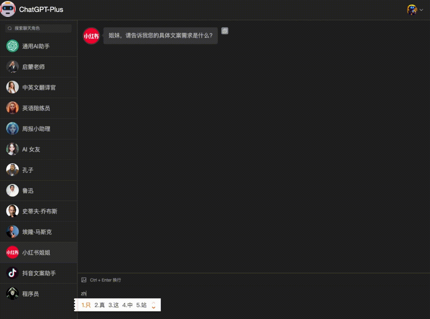 ChatGPT-Plus(图4) ChatGPT-Plus:开源AI源码gpt.gif